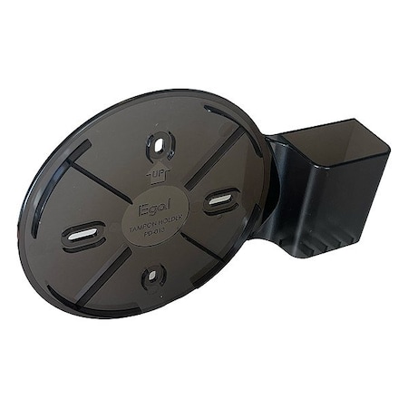Egal Tampon Holder, Polycarbonate, Matte, Black 3103