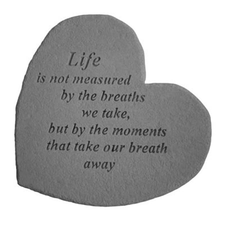 Kay Berry Great Thought Hearts- Life is not measured. 8603