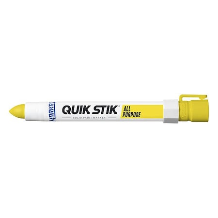 Markal Paint Crayon, Large Tip, Yellow Color Family 61053
