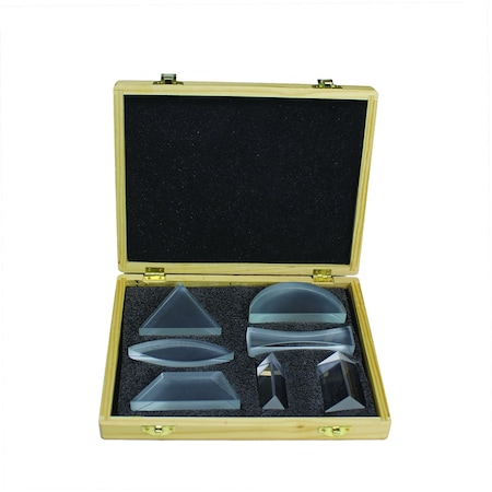 United Scientific Prism And Lens Set Of 7, Glass OPSETG2
