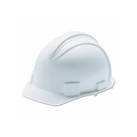 Jackson Safety CHARGER* Hard Hat, 4-point Ratchet, Cap Style Hard Hat, White 138-20392