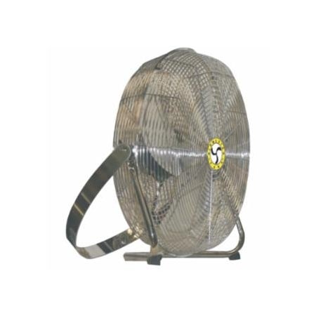 Airmaster High Velocity Low Stand Fans, Swivel, Yoke Mount, 18 in, 1/8 hp, 3-Speed 063-78984
