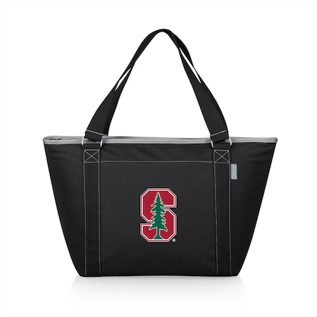 Picnic Time Family Of Brands NCAA Stanford Cardinal Topanga Tote Cooler Bag - Soft Cooler Bag - Picnic Cooler, Black 619-00-175-534-0