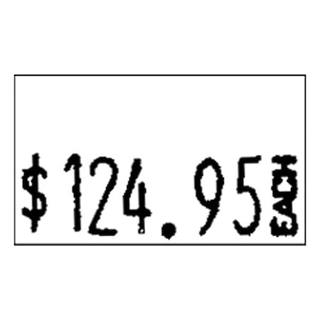 Specialty Store Services PricingLabels, White, 5/8inH, 3/4inW 66163W