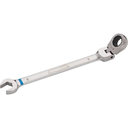 Channellock Metric 8 mm 12-Point Ratcheting Flex-Head Wrench 320749