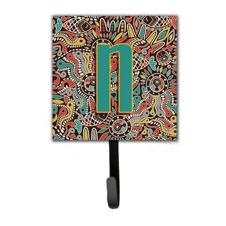 Carolines Treasures Letter N Retro Tribal Alphabet Initial Leash and Key Holder CJ2013-NSH4