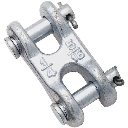 National Hardware 3248BC Series Clevis Link, 1/4 x 5/16 in Trade, 3900 lb Working Load, 43 Grade, Steel, Zinc N240-879
