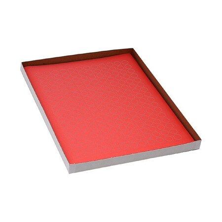 Zoro Select Cyro Label, Red, Polypropylene, PK20 GRAING-C35