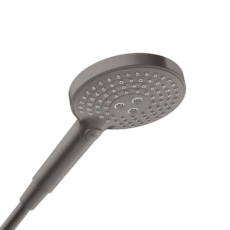 Axor ShowerSolutions Handshower 120 3-Jet, 1.75 GPM in Brushed Black Chrome 26052341