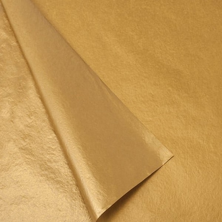 Nashville Wraps Metallic Gold & Gold Tissue Paper, 20x30, 100PK P956
