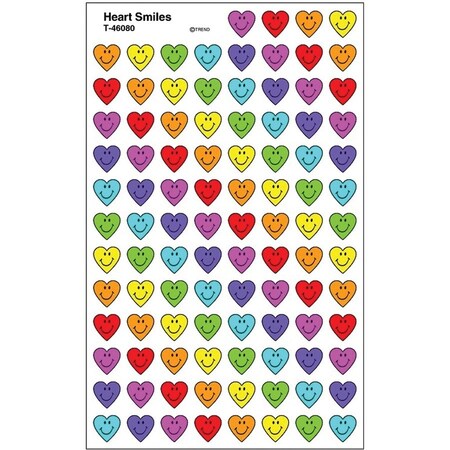 Trend Enterprises Heart Smiles superShapes Stickers, PK4800 T46080