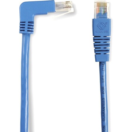 Black Box 3Ft Bl Cat6 Angled Cable EVNSL216-0003-90DS