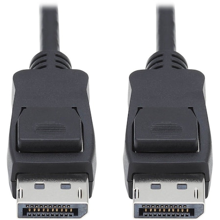 Eaton Tripp Lite Series DisplayPort 1.4 Cable with Latching Connectors, 8K M/M, Black, 1 ft. 0.31 m P580-001-V4