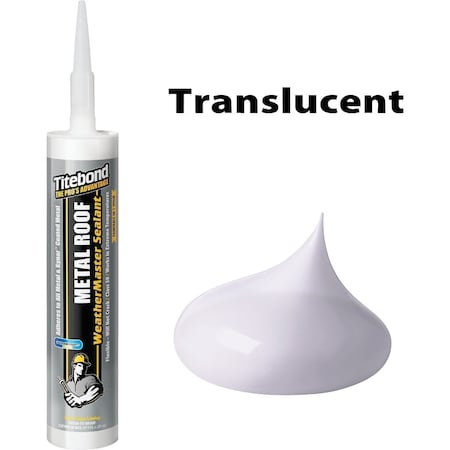 Titebond Weathermaster 10 Oz. Transparent Metal Roof Sealant 61111