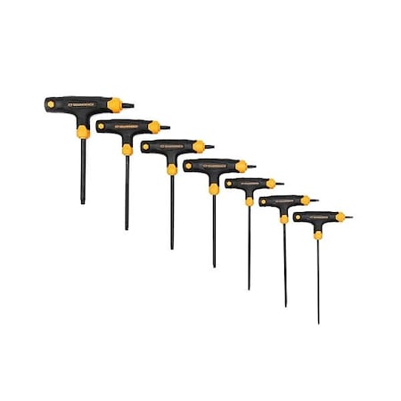 Gearwrench T-Handle Torx Hex Key Set, 7 PC 83517