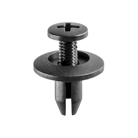 Auveco Push-Type Retainer 15mm Head Diameter 11mm Length, 25PK 14696