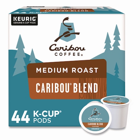 Caribou Coffee Caribou Blend Coffee K-Cups, 0.4 oz, 44PK 5000371517