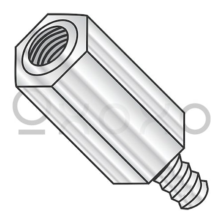 Oxoxo 4-40X15/16 One Quarter Hex Male Female Standoff Aluminum, 1000PK 428112