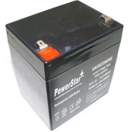 Powerstar ML5-12 - 12V 5Ah SLA Replacement Battery for RBC20J APC UPS agm1205-00006