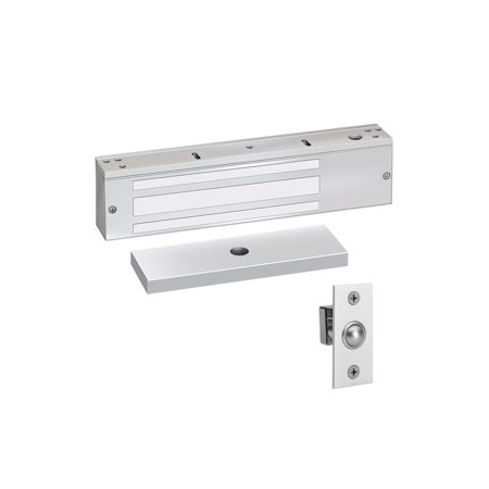 Security Door Controls 1650lbs EM Lock, Single Door Electromagnetic Lock 1511-V-D-B