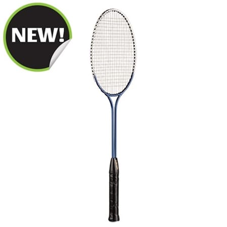 Perfectpitch All Steel Frame Badminton Racket - Black - 24in. x 8in. x 1in. PE3359263