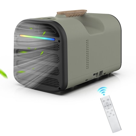 Edendirect 4500 BTU Portable Air Conditioner with Remote, 150sq. ft. with Dehumidifier, Low Noise, Timer ZR-ROG-3-110V