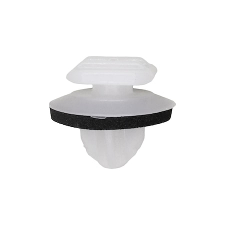 Auveco Toyota Moulding Clip with Sealer, White Nylon, 25PK 22217