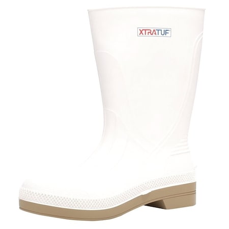 Rocky Brands Xtratuf Rubber Boot, Plain Toe, White, 12 75136-WHT-120