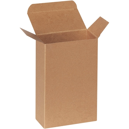 Non-Branded 5 1/2 in x 3 in x Reverse Tuck Folding Carton, Kraft, Chipboard, 250 PK RTS27HD