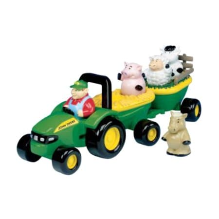 John Deere Animal Sounds Hay Ride, 18 months and Up, Plastic, Internal LightMusic Yes 34908