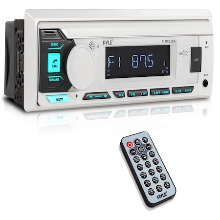 Pyle Marine Radio Single DIN Receiver PLMRB29W2