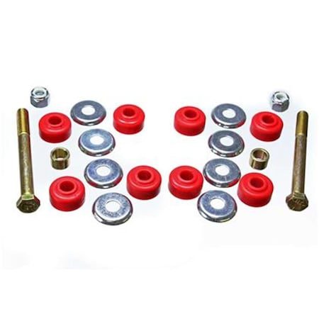 Energy Suspension ENERGY SUSPN 168104R Sway Bar End Link Bushing Set - Red E12-168104R