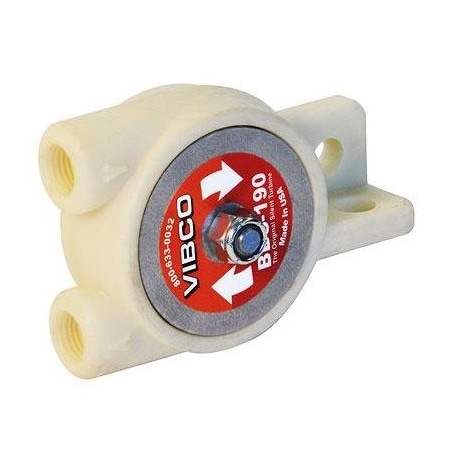 Vibco Pneumatic Vibrator, 250 lb, 8500 vpm, 80psi BBS-190