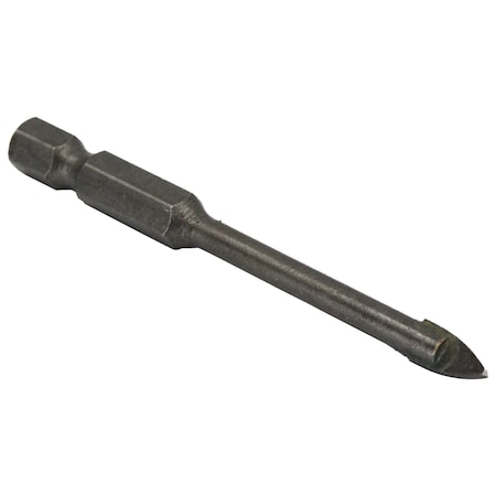 Drill America 3/16" Carbide Tipped Glass & Tile Drill Bit with Hex Shank DWDGD3/16HEX
