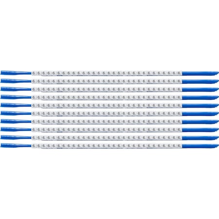 Brady ClipSleeve Wire Markers Size 07 Nylon 18 AWG - 18 AWG, 6 Pack of 300 Each, 300PK SCN07-6