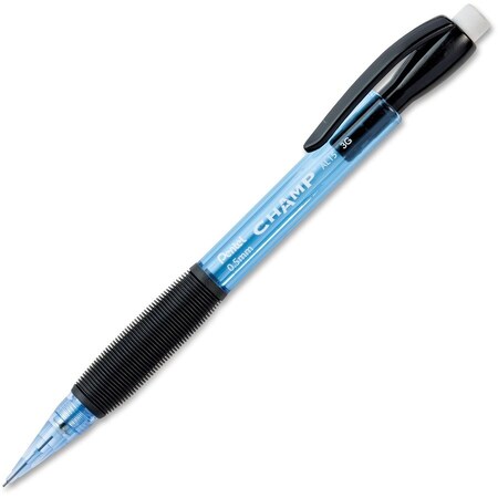Pentel Pentel Champ Mechanical Pencil, Refillable, 0.5mm, Blue, Dozen AL15C