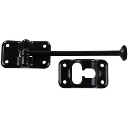 Strike3 013085BL 6 in. Plastic Door Holdback, Black ST3288853