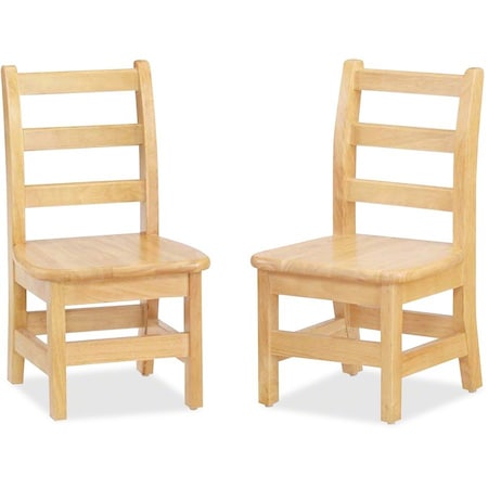 Jonti-Craft KYDZ Ladderback Chair Pair, 10 in. Height 5910JC2