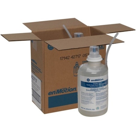 Georgia-Pacific Hand Soap, enMotion Series, 1,800 mL, Foam, Fragrance Free, Moisturizing, 2 PK 42717