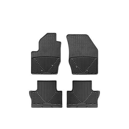 Weathertech Black, Front and Rear All Weather Floor Mats W43-W170