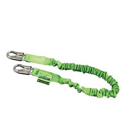 Miller Lanyard, Shock Absorbing Stretchable Web, Series: 6 ft Length, 2 Leg 232MAL/6FTGN