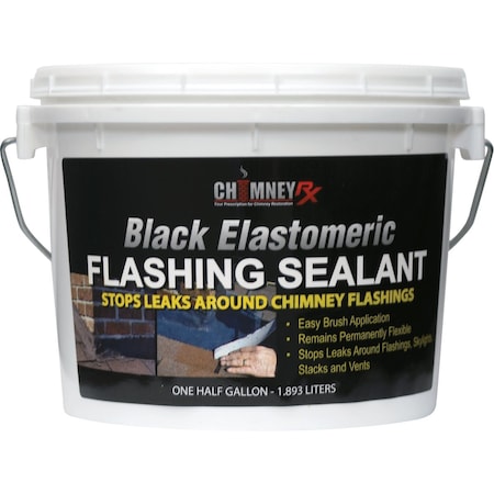 Chimney Rx 1/2 Gal. Black Elastomeric Flashing Sealant 300054