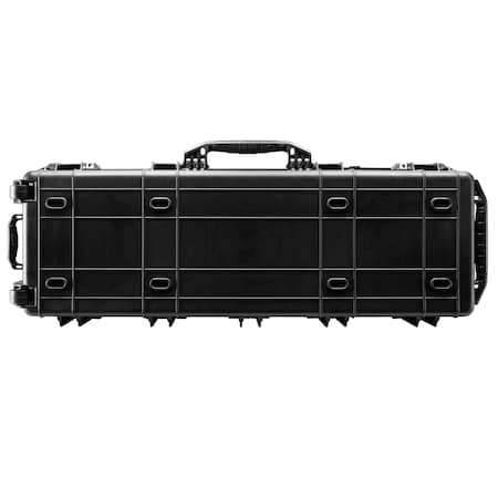 Eylar XL Deep 44in Roller Hard Rifle Case Waterproof w/ Foam Black SA00068