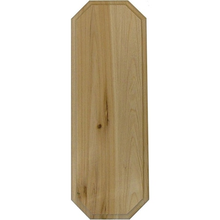 Hy-Ko Address Plaque, Rectangular, Natural Cedar AK-300