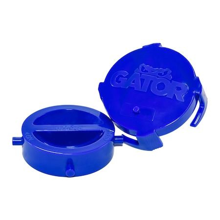 Duraflex Duraflex 22191; Gator Sewer Cap Set; Bayonet Pin End and Hook Termination Cap; 3.4 IN Diameter; Blue 22191