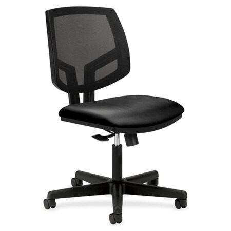 The Hon Co HON5711SB11T Tilt Task Chairs 25.75 in. x 25.75 in. x 40 in. Mesh- Lthr Black H5711.SB11.T