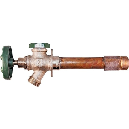 Arrowhead Brass QuickTurn Anti-Siphon Frost-Free Wall Hydrant, 1/2, 3/4 x 3/4 in Connection, FIP/MIP x Hose 425-10QTLF