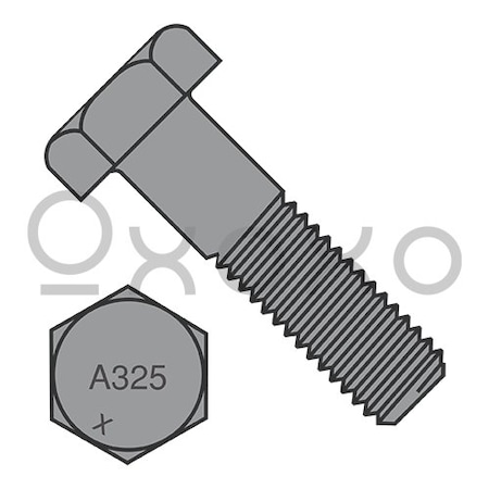 Oxoxo 7/8-9X2 3/4 Heavy Hex Structural Bolts A325-1 Plain, 50PK 282563