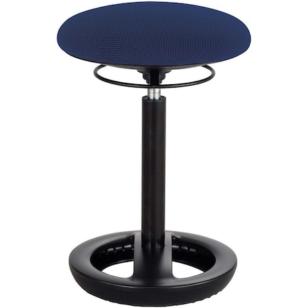 Safco Twixt Active Seating Stool - 17-22"H - Blue 3000BU