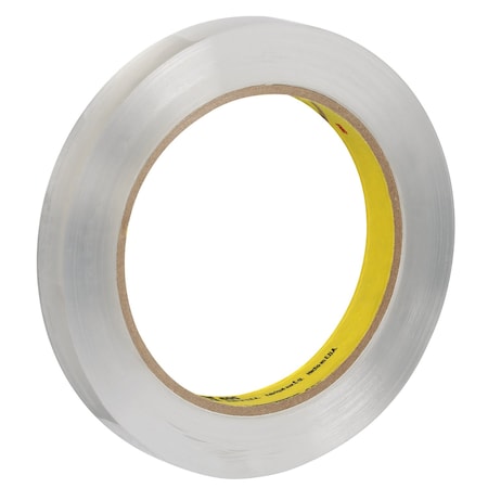 Scotch Packing Tape, 2.5 mil Thick, 1 in W x 72 yd L, 3 in Core Dia., Clear 605
